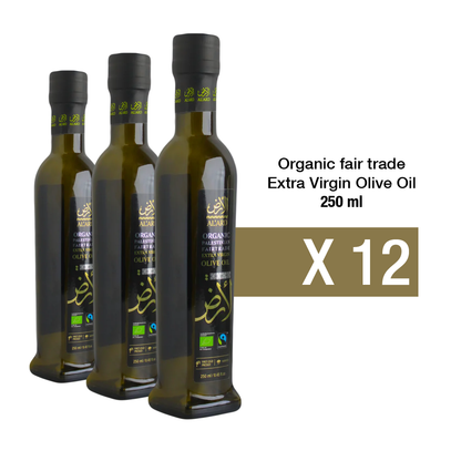 Fair Trade Organic Extra Virgin Olive Oil - 250 ml (Case of 12)