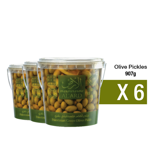 Green Olive Pickles 907g/2lb (Case of 6)